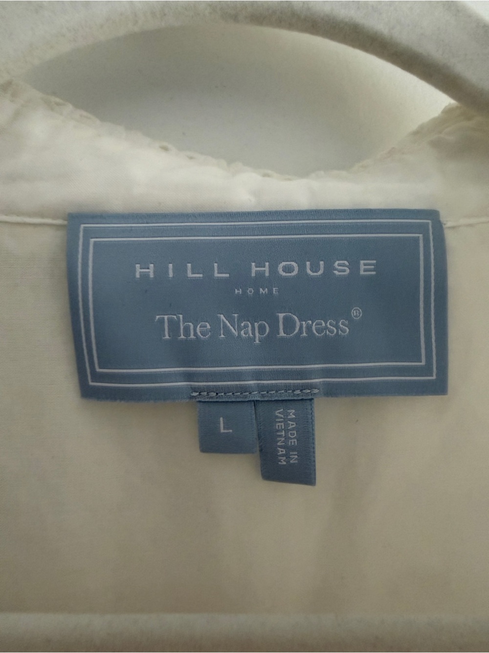 Hill House - The Jamie Nap Dress in White Broderie Voile - L - Picture 7 of 8
